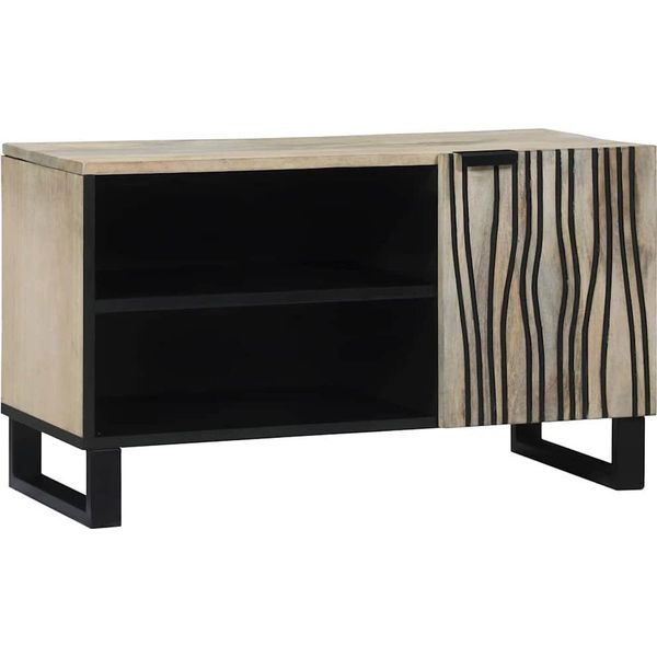 Syfax™ Unità Tv Bianco 80 X 33 X 46 Cm Legno Multistrato-image