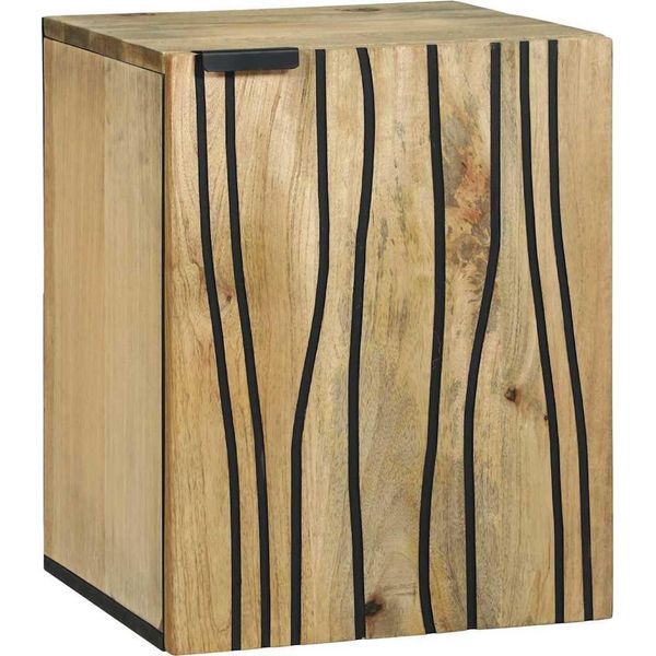 Syfax™ Armadio Per Lavabo Da Bagno Con Porta Marrone 38 X 33,5 X 48 Cm-image