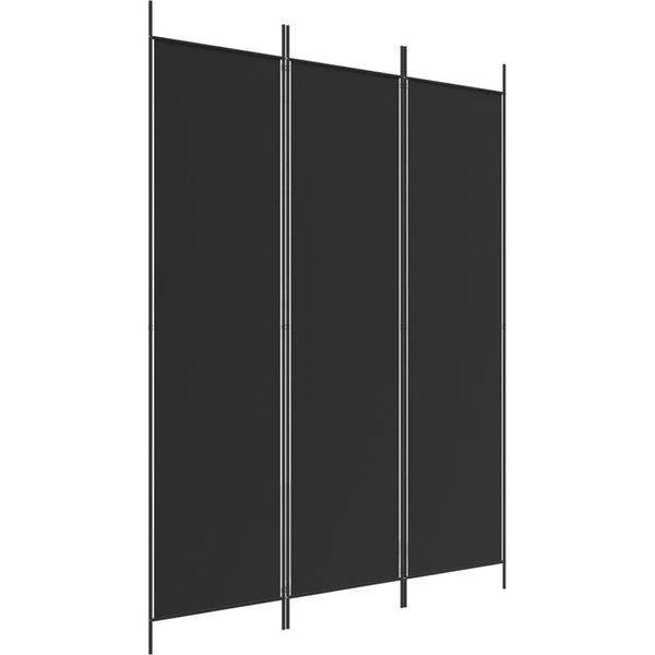 Syfax™ Divisorio A 3 Pannelli Nero 150X200 Cm In Tessuto-image