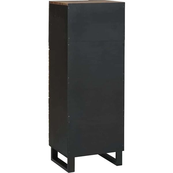 Syfax™ Credenza Marrone 40 X 33 X 110 Cm Legno Massello Di Mango-image
