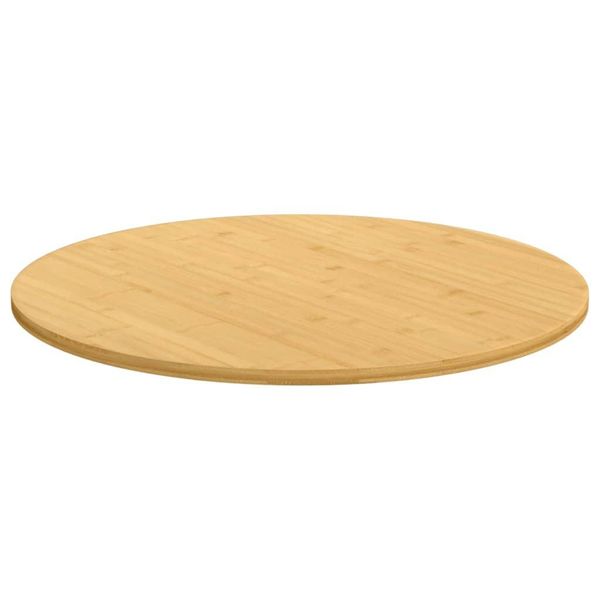 Syfax™ Piano Del Tavolo Ø80X1,5 Cm In Bambù-image