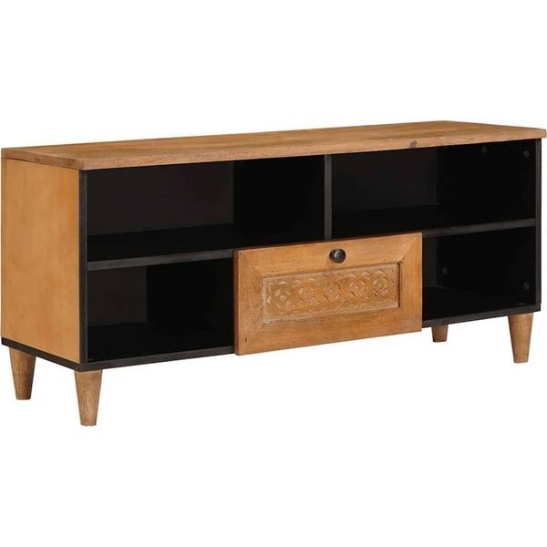 Syfax™ Unità Tv Marrone Chiaro 105 X 33 X 46 Cm Legno Multistrato-image