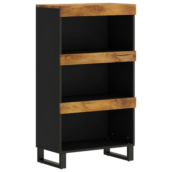 Syfax™ Credenza 60X33X107 Cm In Legno Massello Di Mango-image