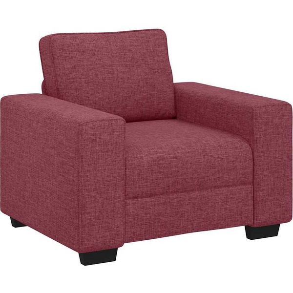 Syfax™ Poltrona Rosso Vino 100X77X82 Cm In Tessuto-image