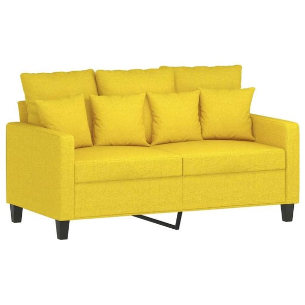 Syfax™ Divano A 2 Posti Giallo Chiaro 120 Cm In Tessuto-image