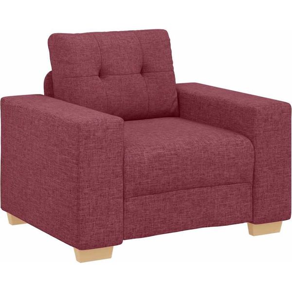 Syfax™ Poltrona Rosso Vino 100X78X80 Cm In Tessuto-image