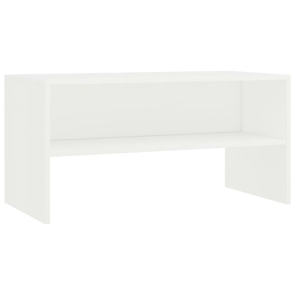 Syfax™ Mobile Porta Tv Bianco 80X40X40 Cm In Legno Multistrato-image