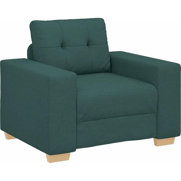 Syfax™ Divano Sedia Verde Scuro 100X78X80 Cm In Tessuto-image