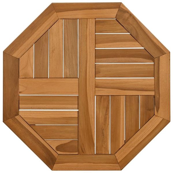 Syfax™ Piano Per Tavolo 50X50X2,5 Cm Ottagonale Legno Massello Teak-image