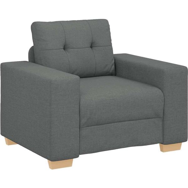 Syfax™ Poltrona Grigio Scuro 100X78X80 Cm In Tessuto-image
