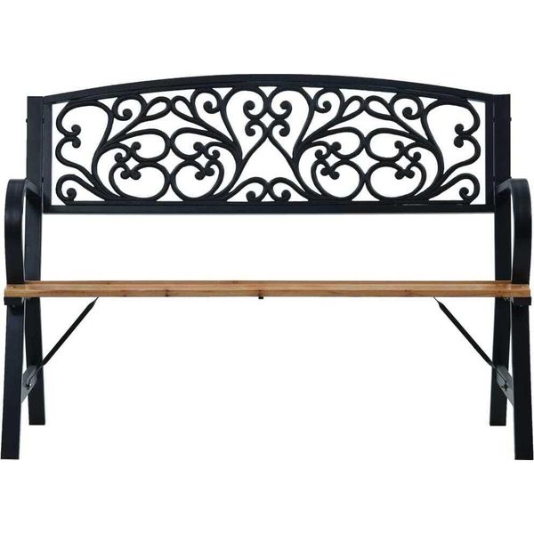 Syfax™ Panchina Da Giardino 120 Cm In Legno-image