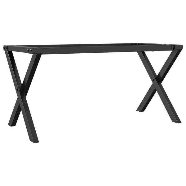 Syfax™ Telaio Gambe A X Per Tavolino Da Salotto 90X30X43 Cm In Acciaio-image