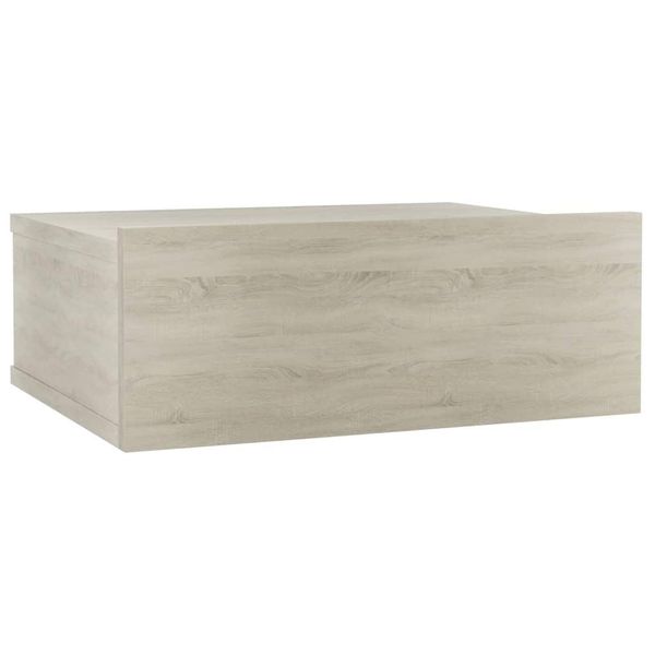 Syfax™ Comodino Pensile Rovere Sonoma 40X30X15 Cm In Legno Multistrato-image