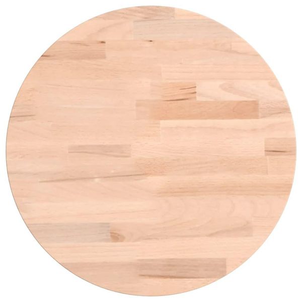 Syfax™ Piano Per Tavolo Ø30X4 Cm Rotondo In Legno Massello Di Faggio-image