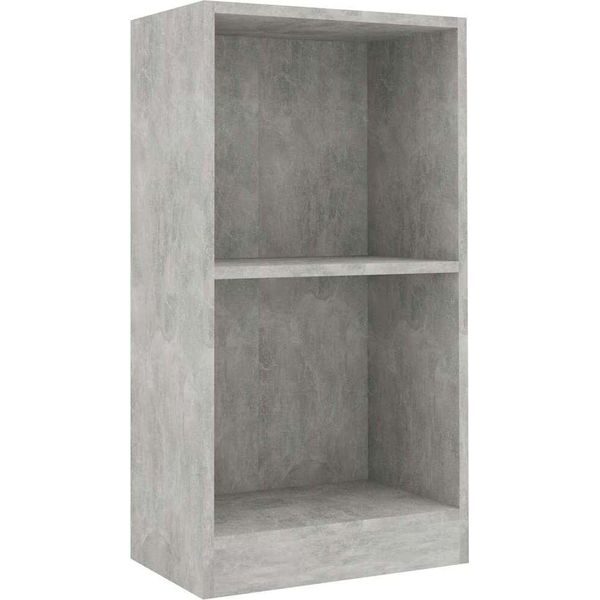 Syfax™ Libreria Grigio Cemento 40X24X75 Cm In Legno Multistrato-image