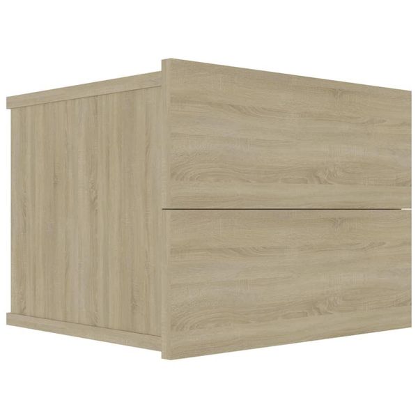 Syfax™ Comodino Rovere Sonoma 40X30X30 Cm In Legno Multistrato-image