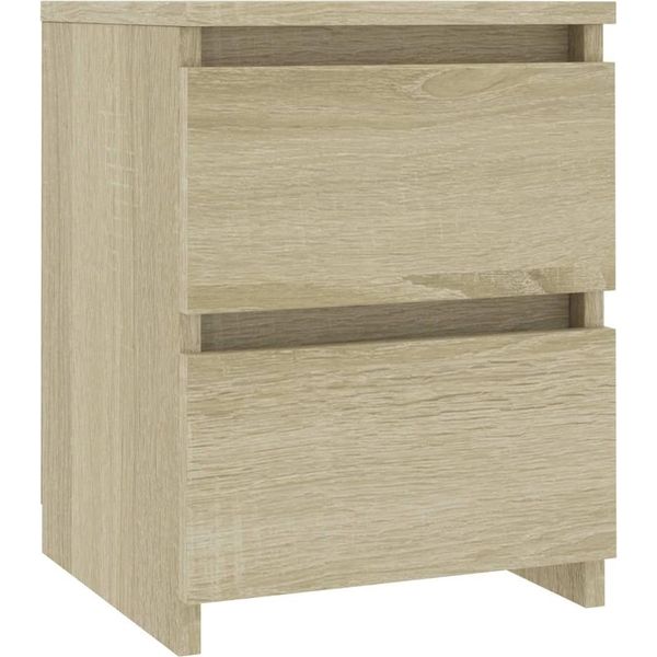 Syfax™ Comodino Rovere Sonoma 30X30X40 Cm In Legno Multistrato-image