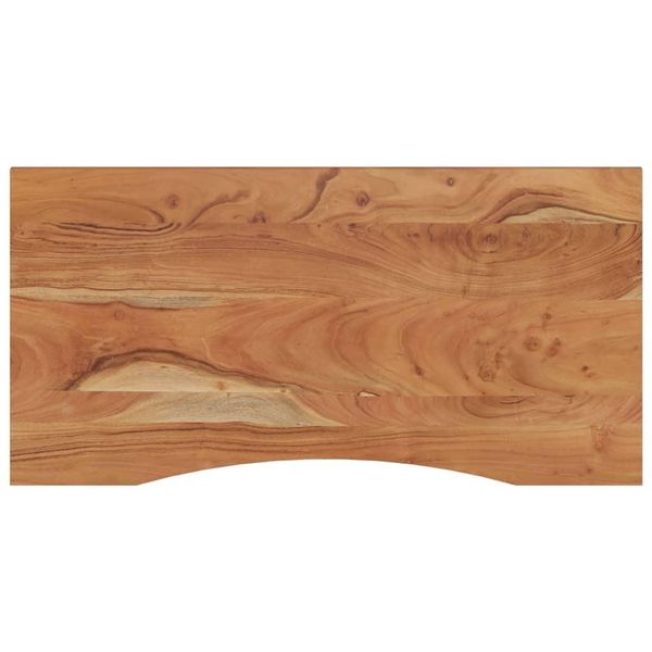 Syfax™ Piano Scrivania 110X60X2,5Cm Rettangolare Legno Massello Acacia-image