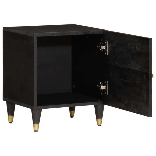 Syfax™ Comodino 40X33X46 Cm In Legno Massello Di Mango-image
