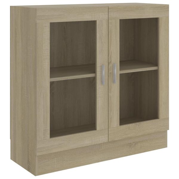 Syfax™ Vetrina Rovere Sonoma 82,5X30,5X80 Cm In Legno Multistrato-image