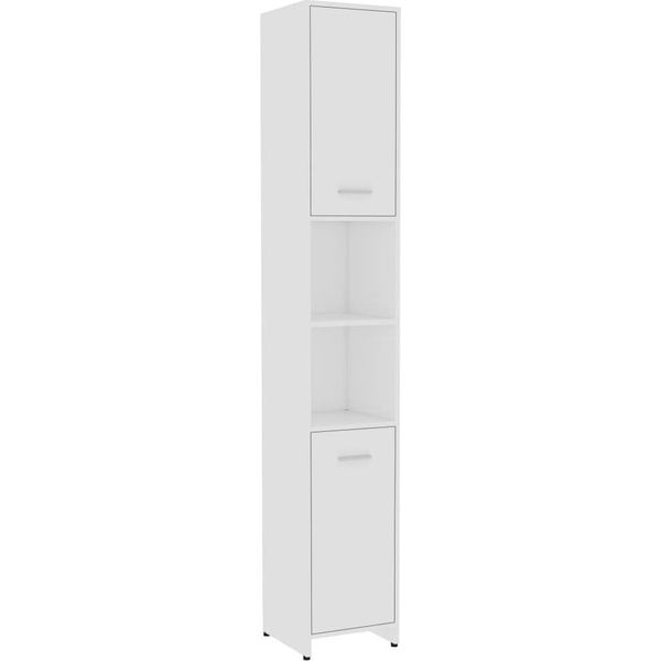Syfax™ Mobile Da Bagno Bianco 30X30X183,5 Cm In Legno Tecnico-image