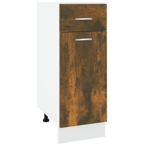 Syfax™ Mobile Con Cassetto “Lyon” Rovere Fumo 30X46X81,5 Cm-image
