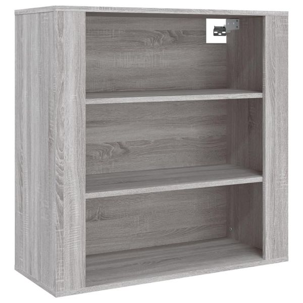 Syfax™ Mobile Pensile Grigio Sonoma 80X33X80 Cm In Legno Multistrato-image