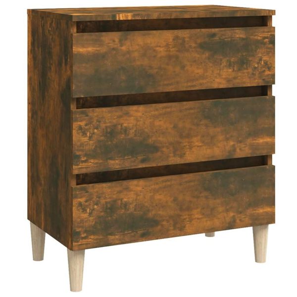 Syfax™ Credenza Rovere Fumo 60X35X69 Cm In Legno Multistrato-image