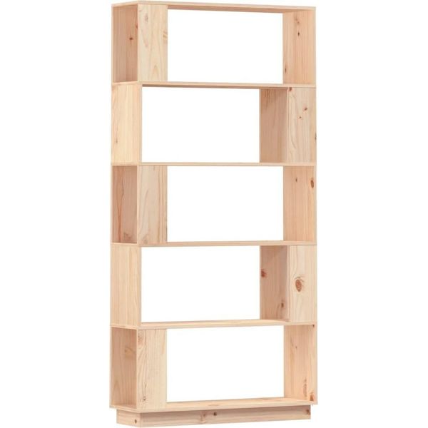 Syfax™ Libreria/Divisorio 80X25X163,5 Cm Legno Massello Di Pino-image