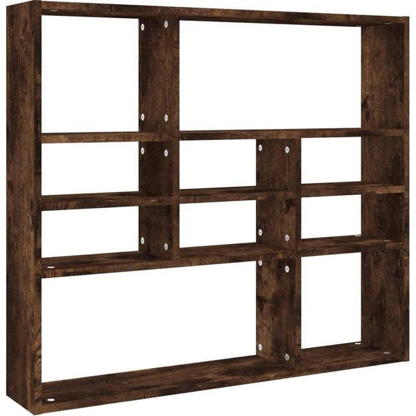 Syfax™ Mensola A Muro Rovere Fumo 90X16X78 Cm In Legno Multistrato-image
