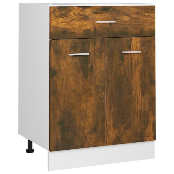 Syfax™ Mobiletto “Lyon” Rovere Fumo 60X46X81,5 Cm-image