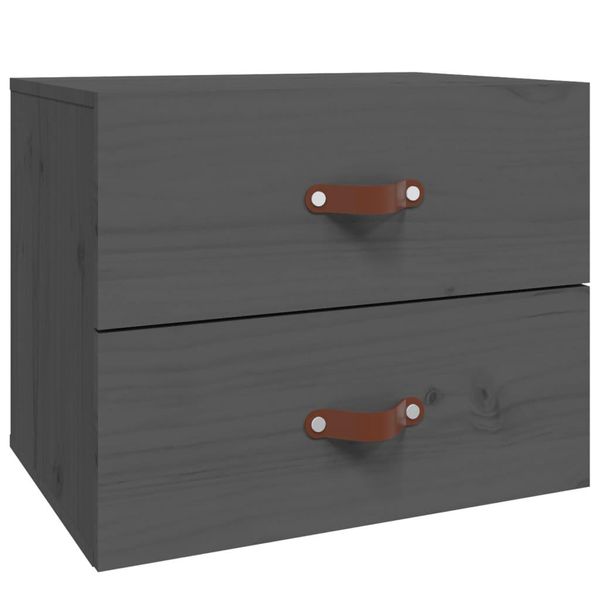 Syfax™ Comodino A Muro Grigio 50X36X40 Cm-image