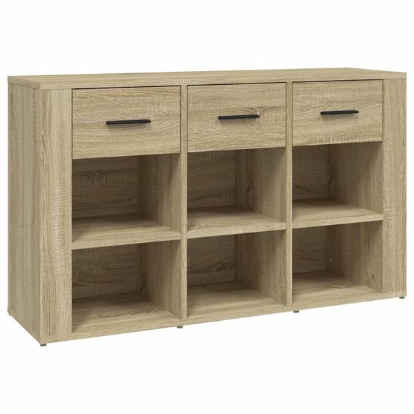 Syfax™ Credenza Rovere Sonoma 100X30X59,5 Cm In Legno Multistrato-image