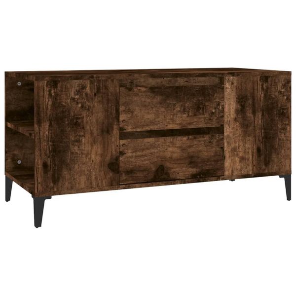 Syfax™ Mobile Porta Tv Rovere Fumo 102X44,5X50 Cm In Legno Multistrato-image