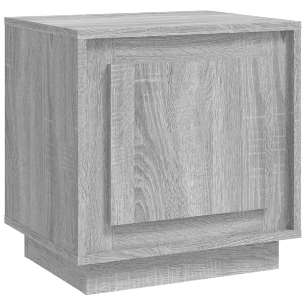 Syfax™ Comodino Grigio Sonoma 44X35X45 Cm In Legno Multistrato-image