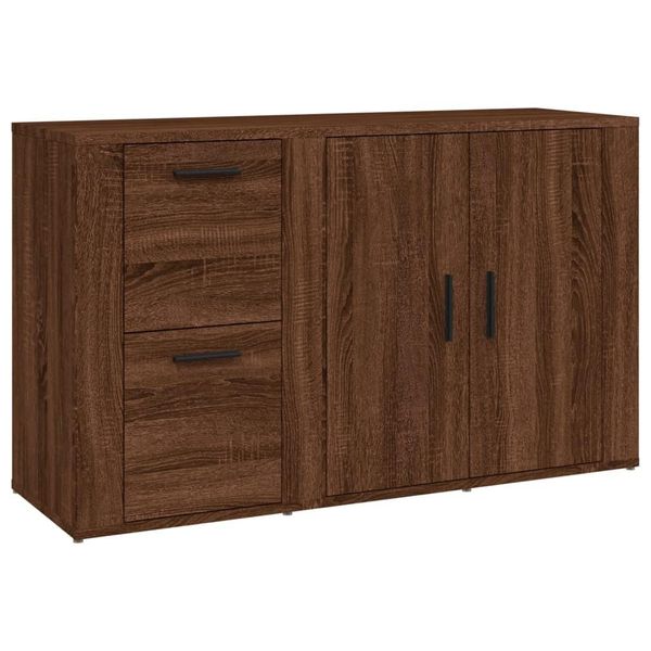 Syfax™ Credenza Rovere Marrone 100X33X59,5 Cm In Legno Multistrato-image