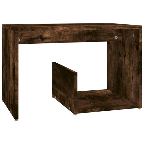 Syfax™ Tavolino Rovere Fumo 59X36X38 Cm In Legno Multistrato-image