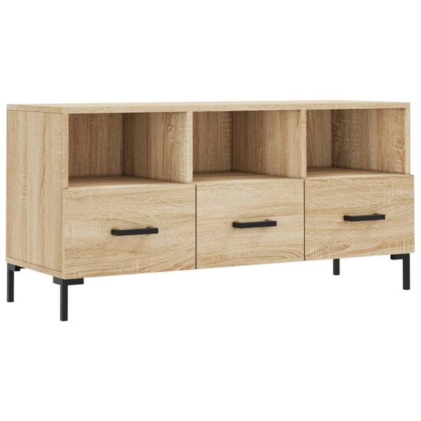 Syfax™ Mobile Porta Tv Rovere Sonoma 102X36X50 Cm In Legno Multistrato-image