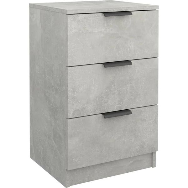 Syfax™ Comodino Grigio Cemento 40X36X65 Cm-image