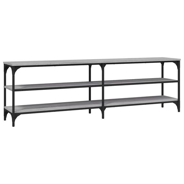 Syfax™ Mobile Porta Tv Grigio Sonoma 160X30X50 Cm In Legno Multistrato-image