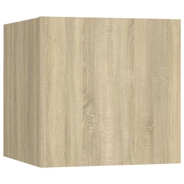 Syfax™ Mobile Porta Tv A Parete Rovere Sonoma 30,5X30X30 Cm-image