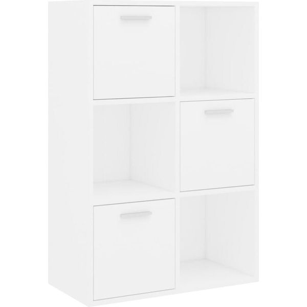 Syfax™ Armadietto Bianco 60X29,5X90 Cm In Legno Ingegnerizzato-image