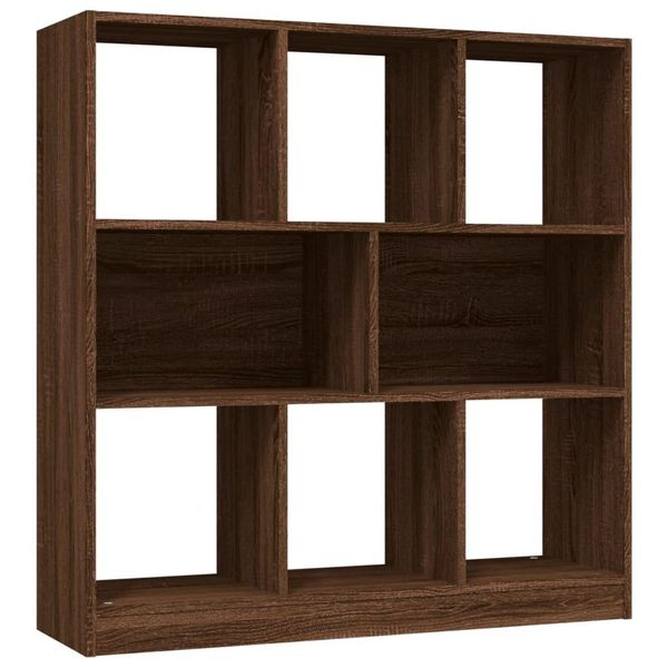 Syfax™ Libreria Rovere Marrone 97,5X29,5X100 Cm In Legno Multistrato-image