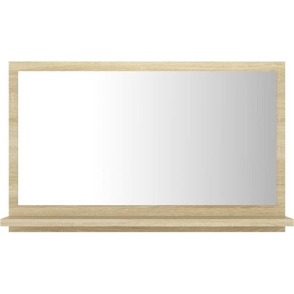 Syfax™ Specchio Da Bagno Rovere Sonoma 60X10,5X37 Cm Legno Multistrato-image