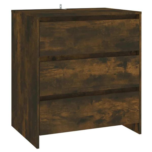 Syfax™ Credenza Rovere Fumo 70X41X75 Cm In Truciolato-image