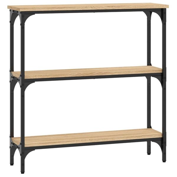 Syfax™ Tavolo Consolle Rovere Sonoma 75X22,5X75 Cm Legno Agglomerato-image