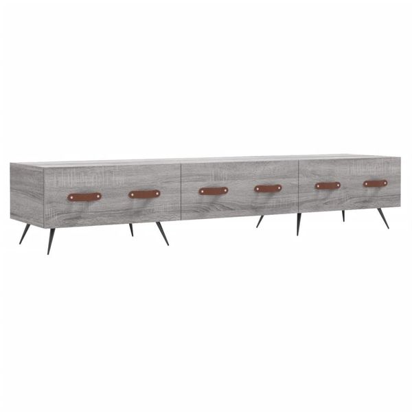 Syfax™ Mobile Porta Tv Grigio Sonoma 150X36X30 Cm In Legno Multistrato-image