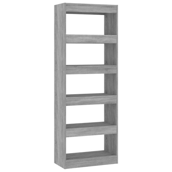 Syfax™ Libreria/Divisorio Grigio Sonoma 60X30X166 Cm In Truciolato-image