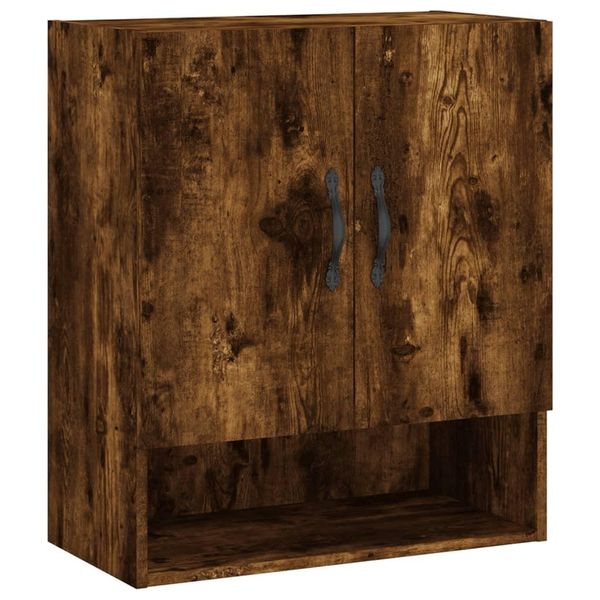 Syfax™ Armadietto A Muro Rovere Fumo 60X31X70 Cm In Legno Multistrato-image