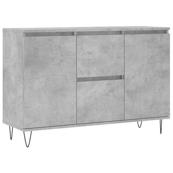 Syfax™ Credenza Grigio Cemento 101,5X35X70 Cm In Legno Multistrato-image